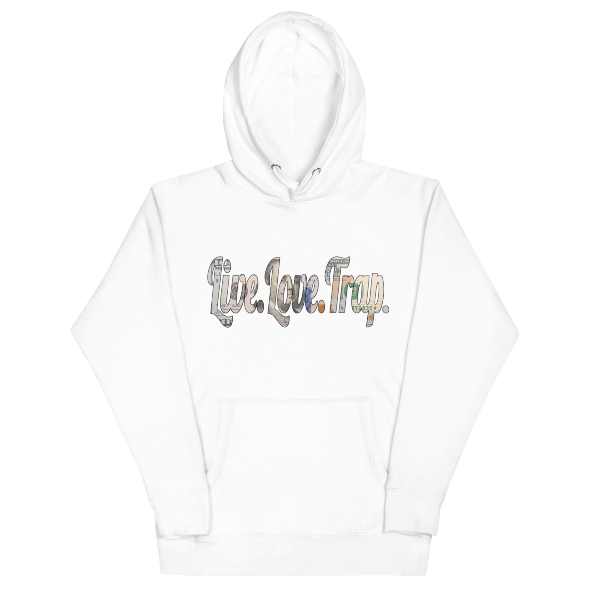 LIVE.LOVE.TRAP. "LOVE OF THE MONEY" HOODIE